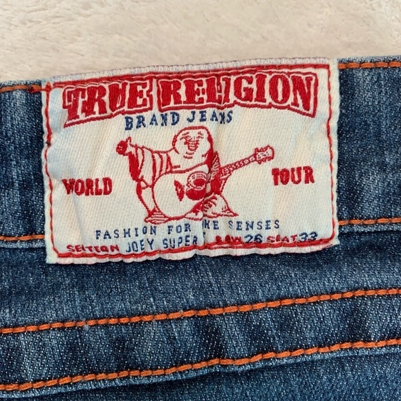 True Religion ๐ฏ Cotton Section Joey Super Jeans Size 26 - Picture 13 of 17